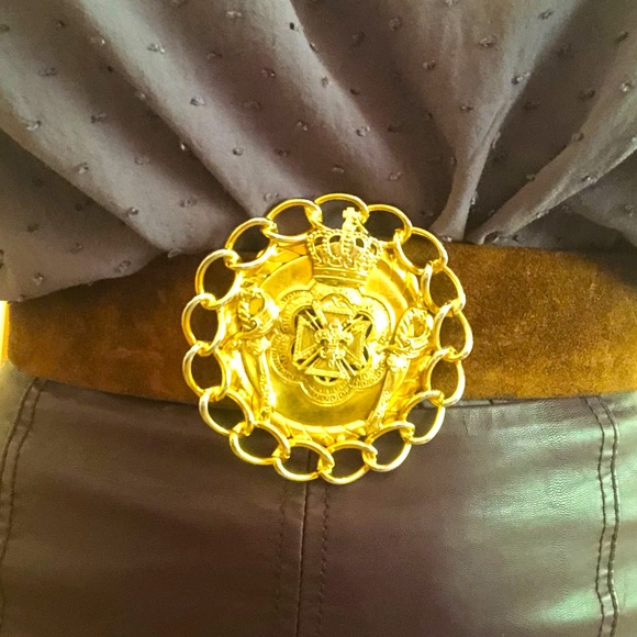 Vintage Dior Suede Belt - Picture 4 of 7